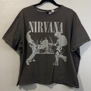 XXL NIRVANA T-SHIRT, music, rock, band. H&M Divided